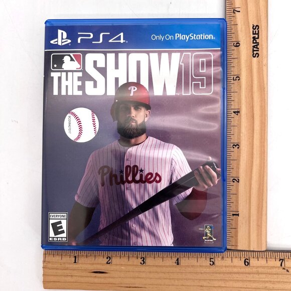 MLB The Show 19 PS4 PlayStation Game Official Major League Phillies Bryce Harper - Picture 6 of 7